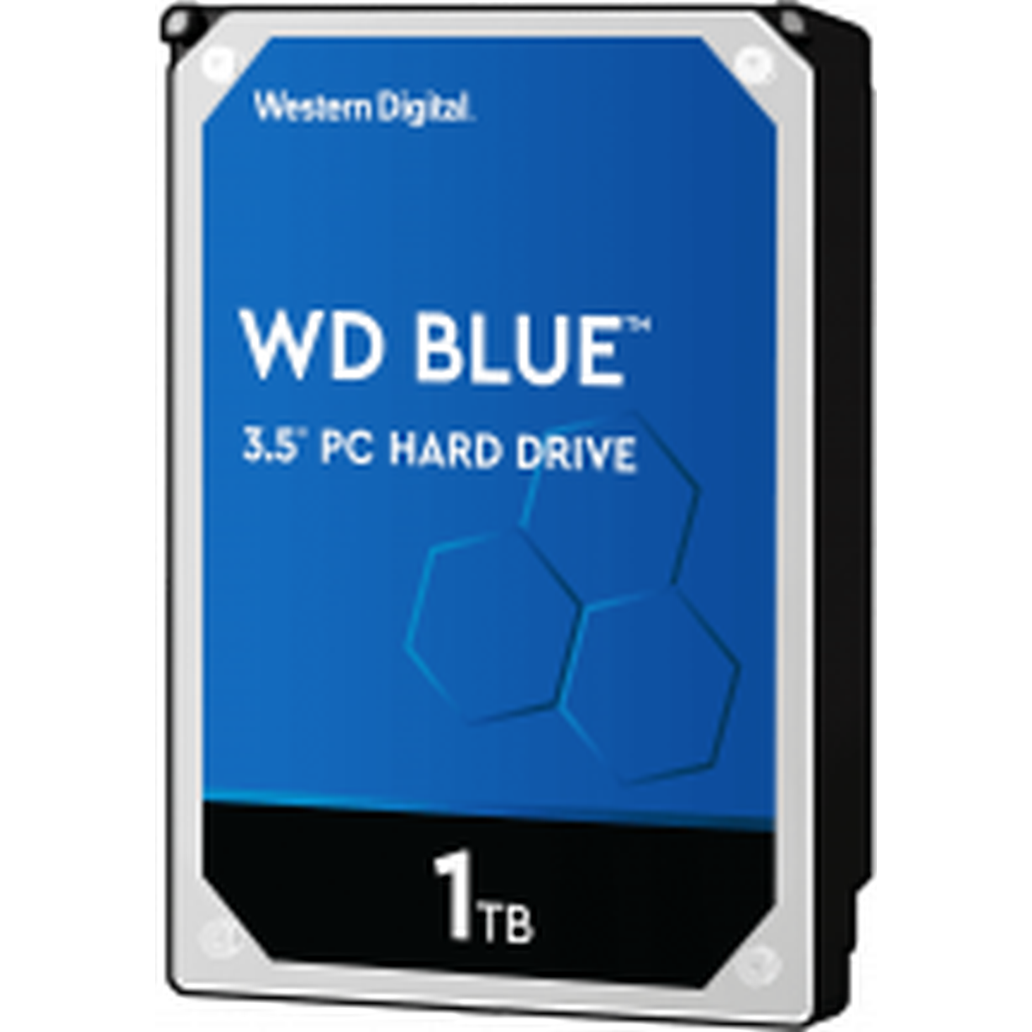 1Tb Wd Blue Desktop Hard Disk Drive - 7200 Rpm Sata 6Gb/S 64Mb Cache 3.5 Inch - (Wd10Ezex)