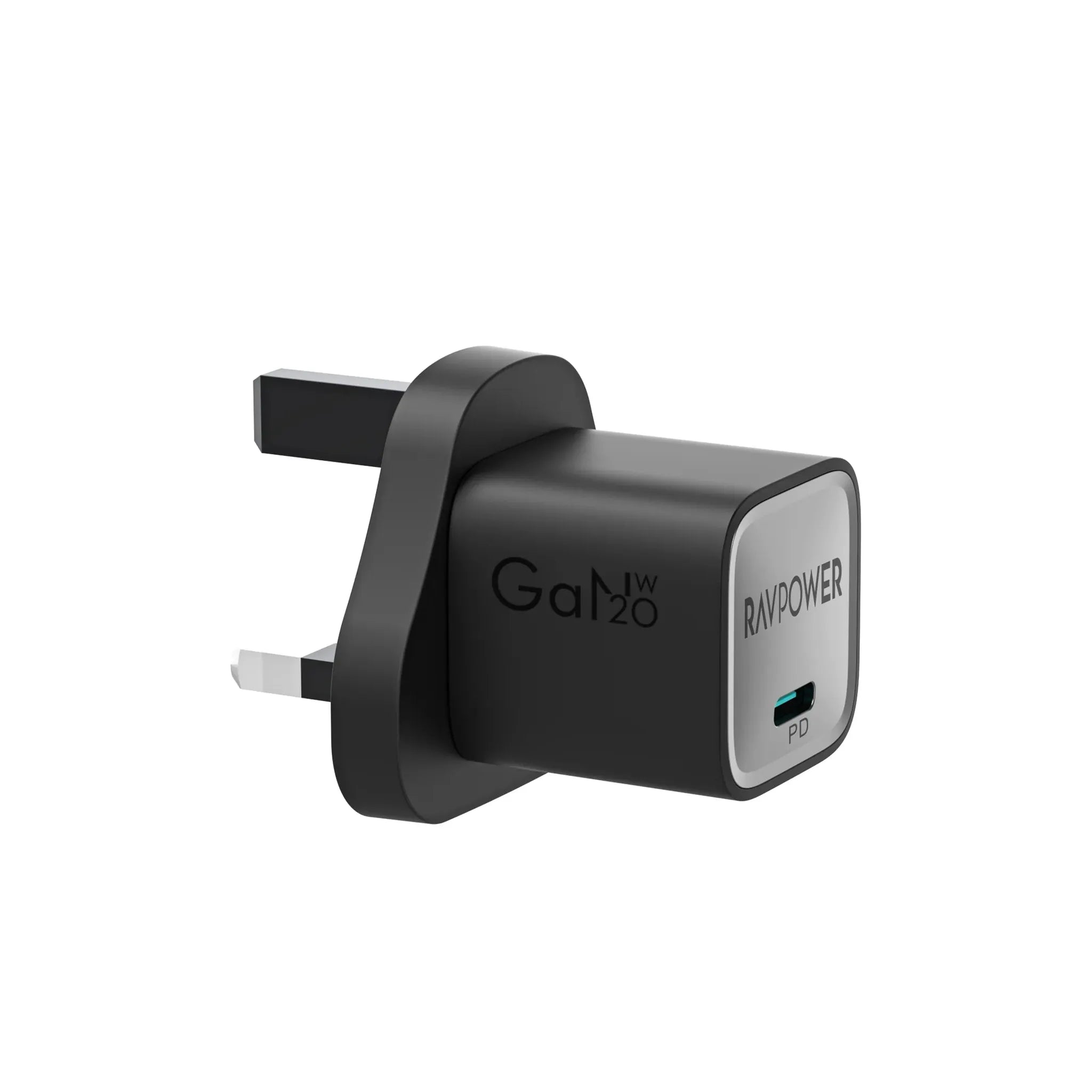 Ravpower Rp-Pc1055 Mini Pd20W  Gan Type C Charger Black