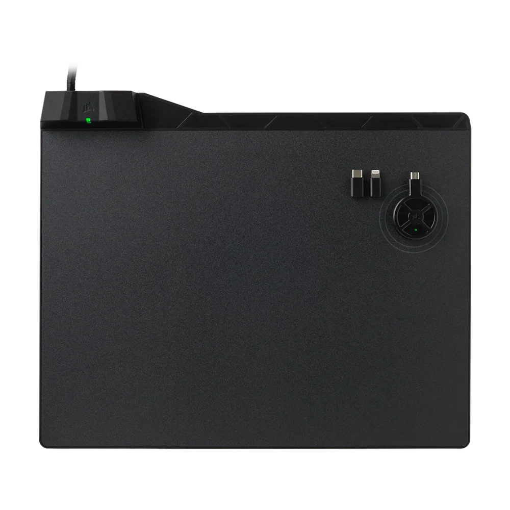 Corsair Mm1000 Qi Wireless Charging Mouse Pad - Black