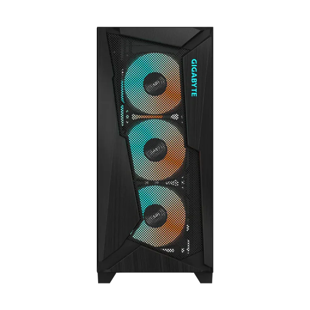 Gigabyte C301G V2 Rgb Tempered Glass E-Atx Mid Tower Case Black