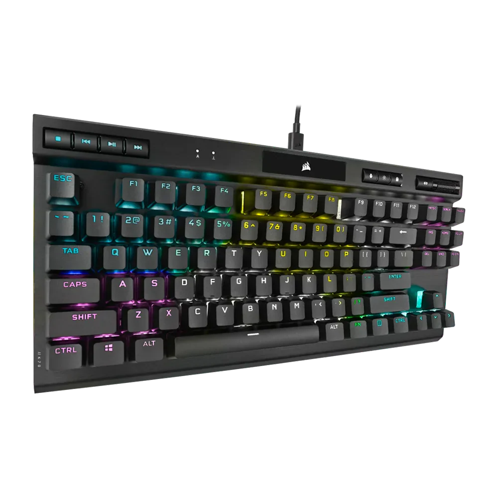 Corsair Icue K70 Rgb Wired Tkl Champion Series Mechanical Gaming Keyboard - Black