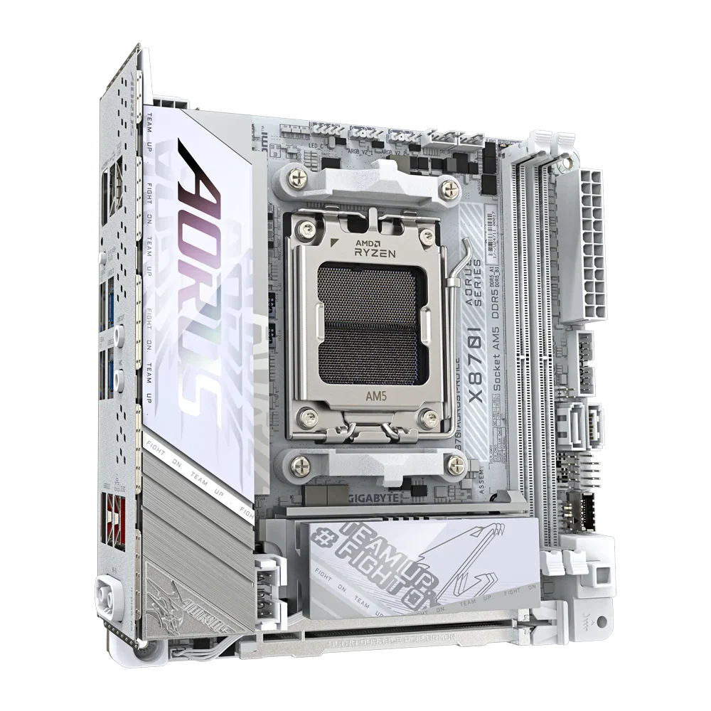 Gigabyte X870I Aorus Pro Ice Ddr5 Motherboard - White