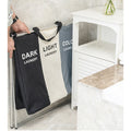 2 Bag Laundry Sorter Folding Basket