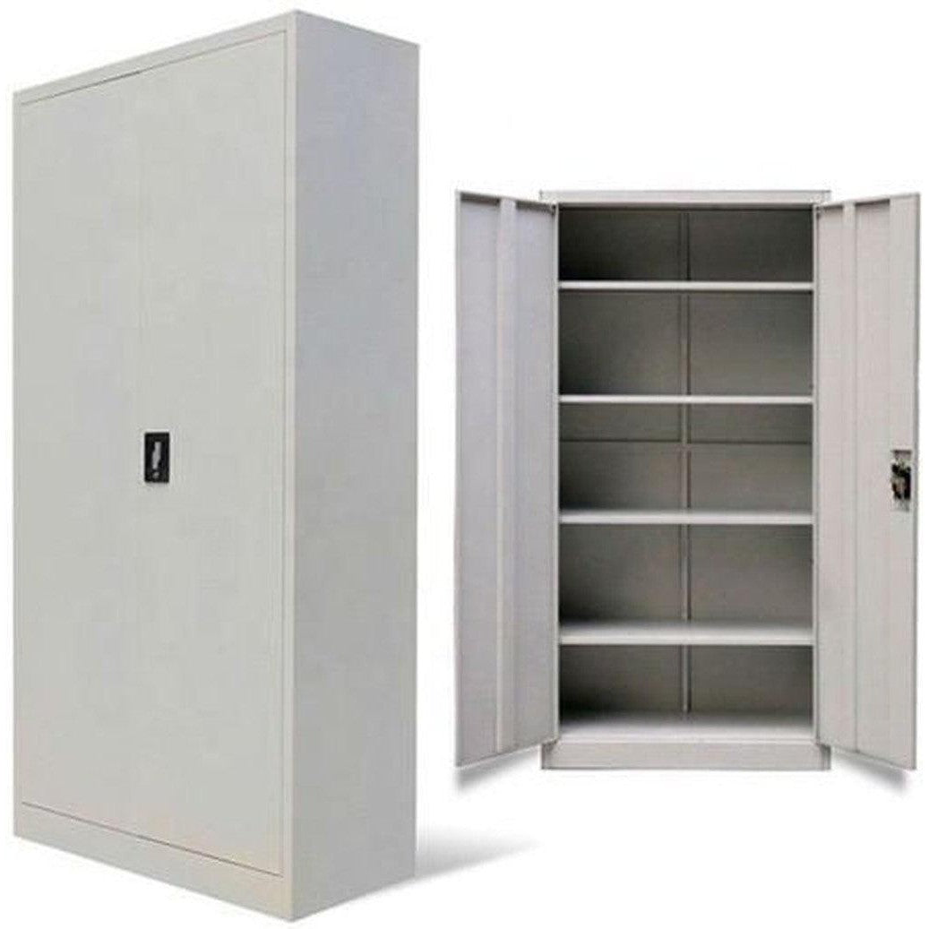 2 Door File Cabinet Gray
