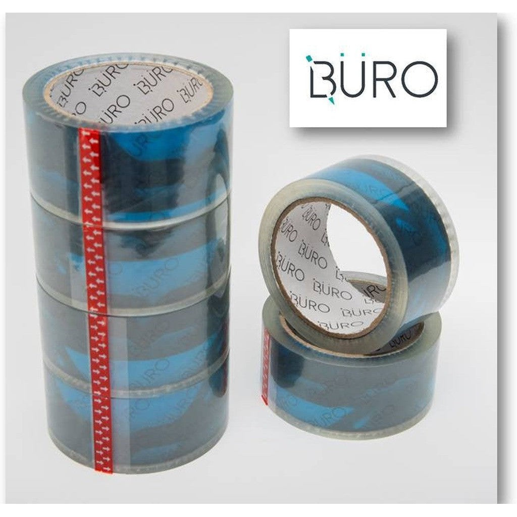 2 Inch Super Clear Tape Buro 6Pcs/Shrink