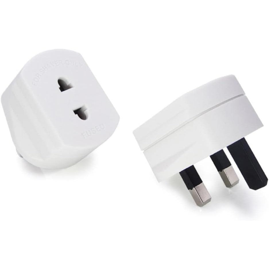 2-Pin Plug To 3-Pin Plug Adaptor
