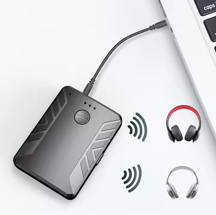 2 in 1 Bluetooth 5.0 Receiver Transmitter Wireless Audio Adapter 3.5mm Jack AUX