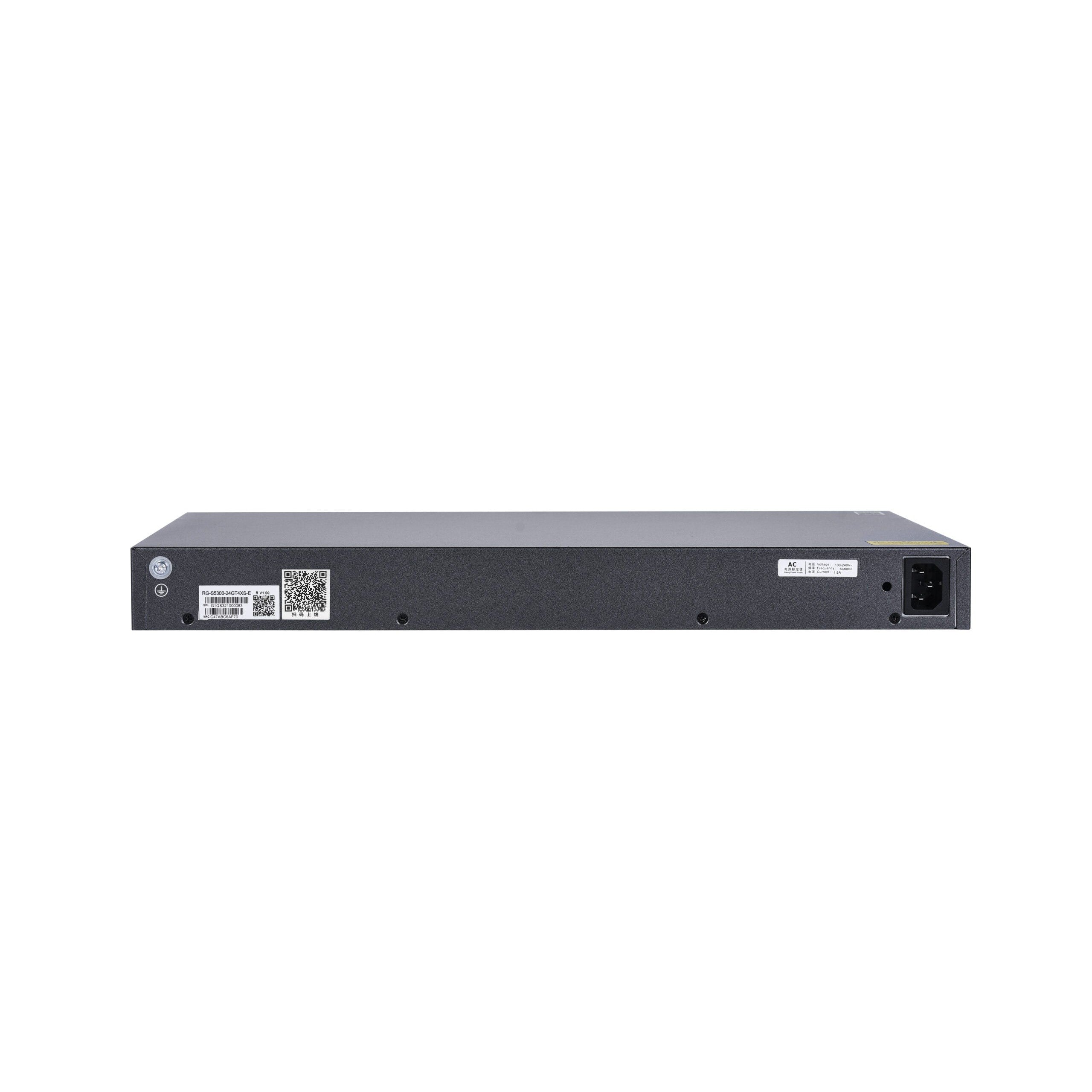 Ruijie 24×10/100/1000Base-T Support Poe+, 4 X 1G/10G Sfp+ Port Rg-S5310-24Gt4Xs-P-E Switches