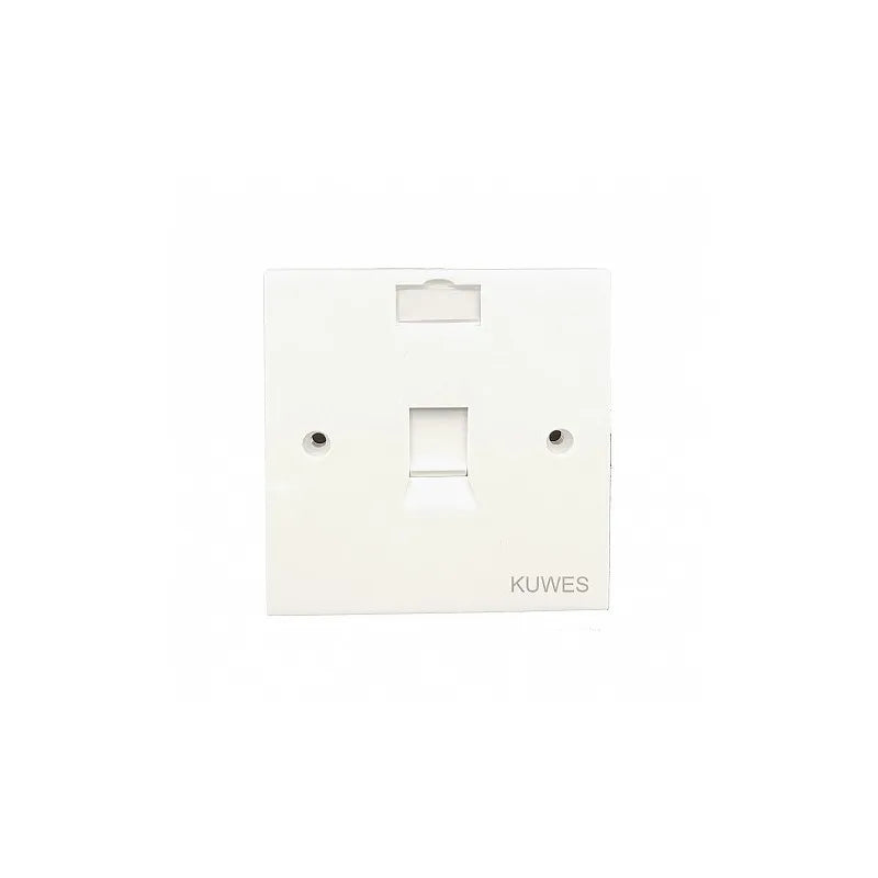 KUWES Face Plate Single Port With Screw