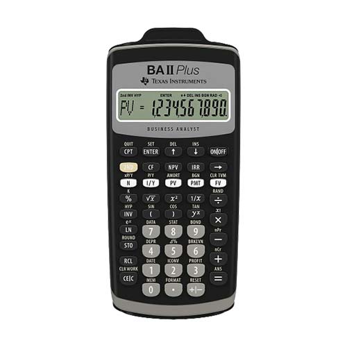 Texas Ba Ii Plus, Financial Calculator