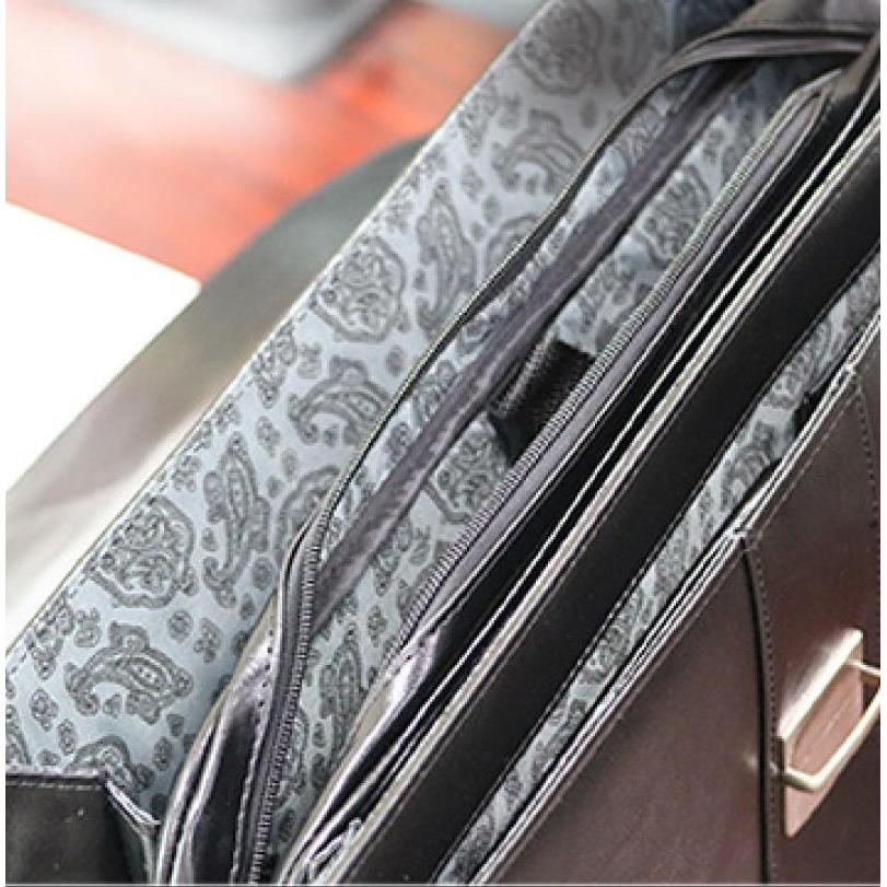 Documents Leather Bag Black