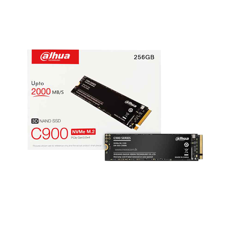 Dahua 256GB NVMe M.2 PCLe Gen3 X 4 Solid State Drive DHI-SSD-C900N256G