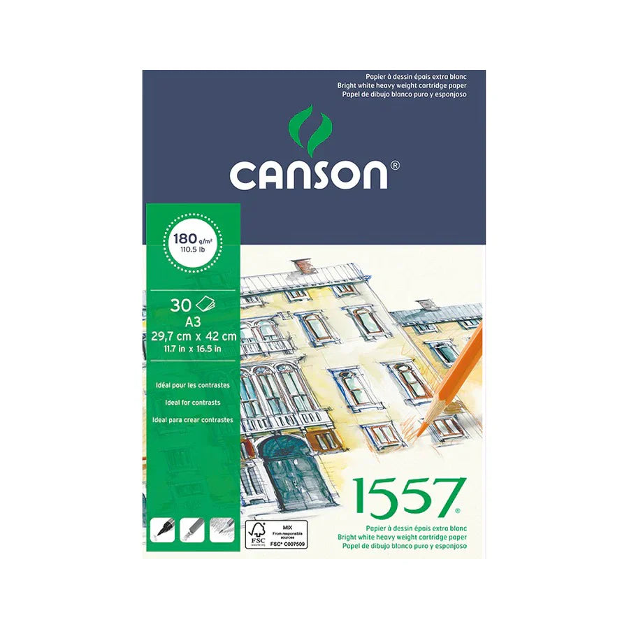 Canson 1557 Drawing Paper Pad