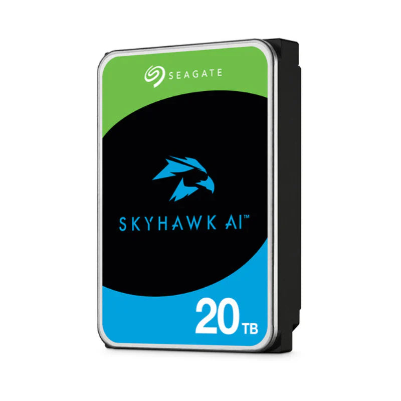 Seagate SkyHawk AI Surveillance ST20000VE003 Hard Drive - 20TB / SATA 6Gb/s / 512 MB Buffer