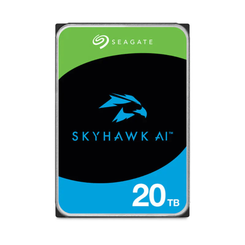 Seagate SkyHawk AI Surveillance ST20000VE003 Hard Drive - 20TB / SATA 6Gb/s / 512 MB Buffer