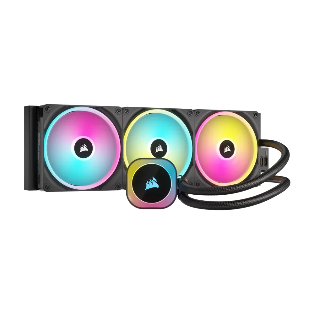 Corsair Icue Link H170I Rgb 420Mm Aio Liquid Cpu Cooler - Black