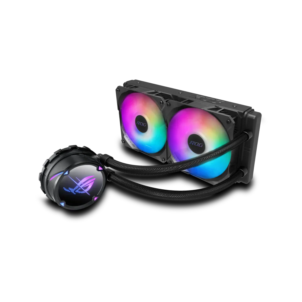 Asus Rog Strix Ii 240 Argb Aio Cpu Liquid Cooler - Black