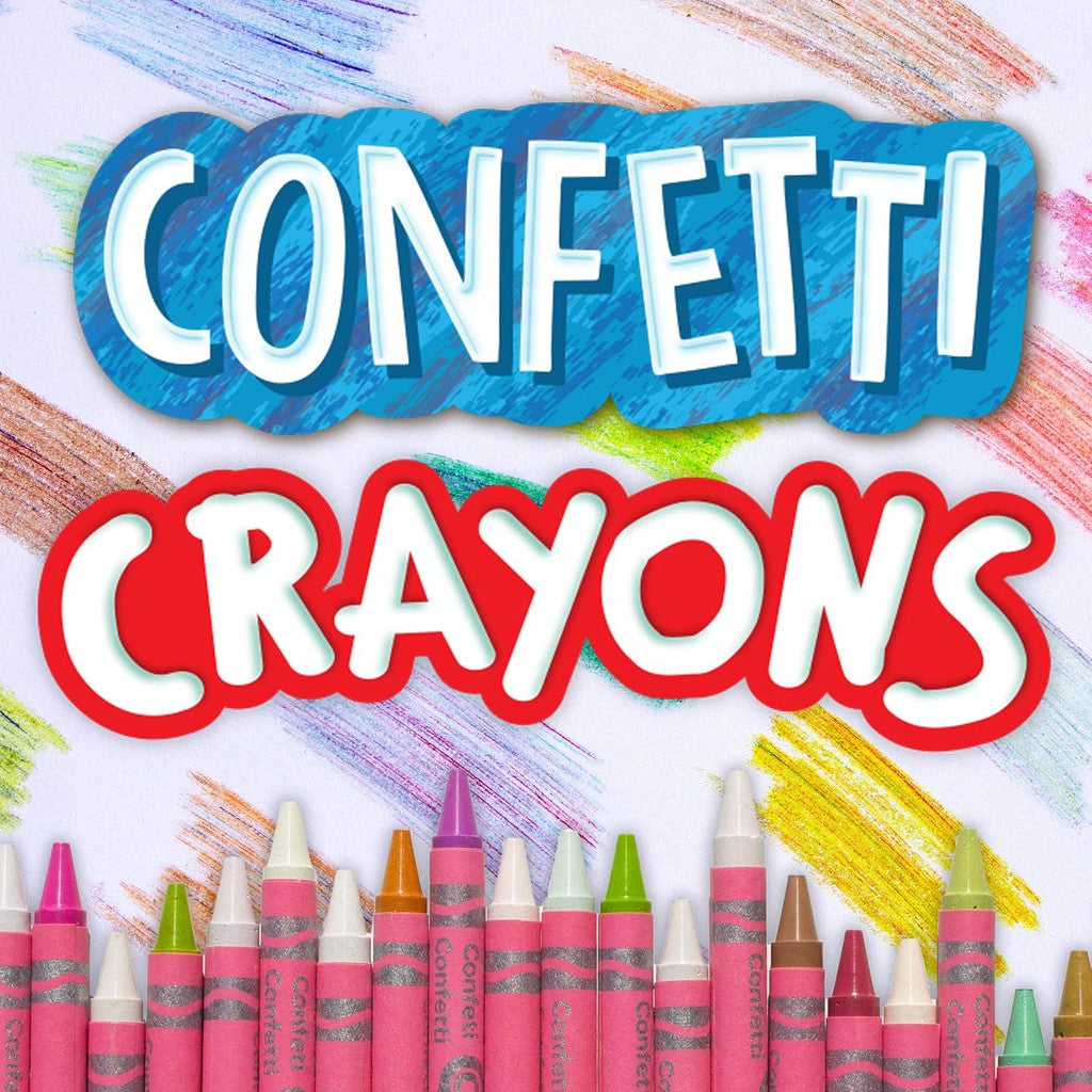 Crayola 24 CT CONFETTI CRAYONS