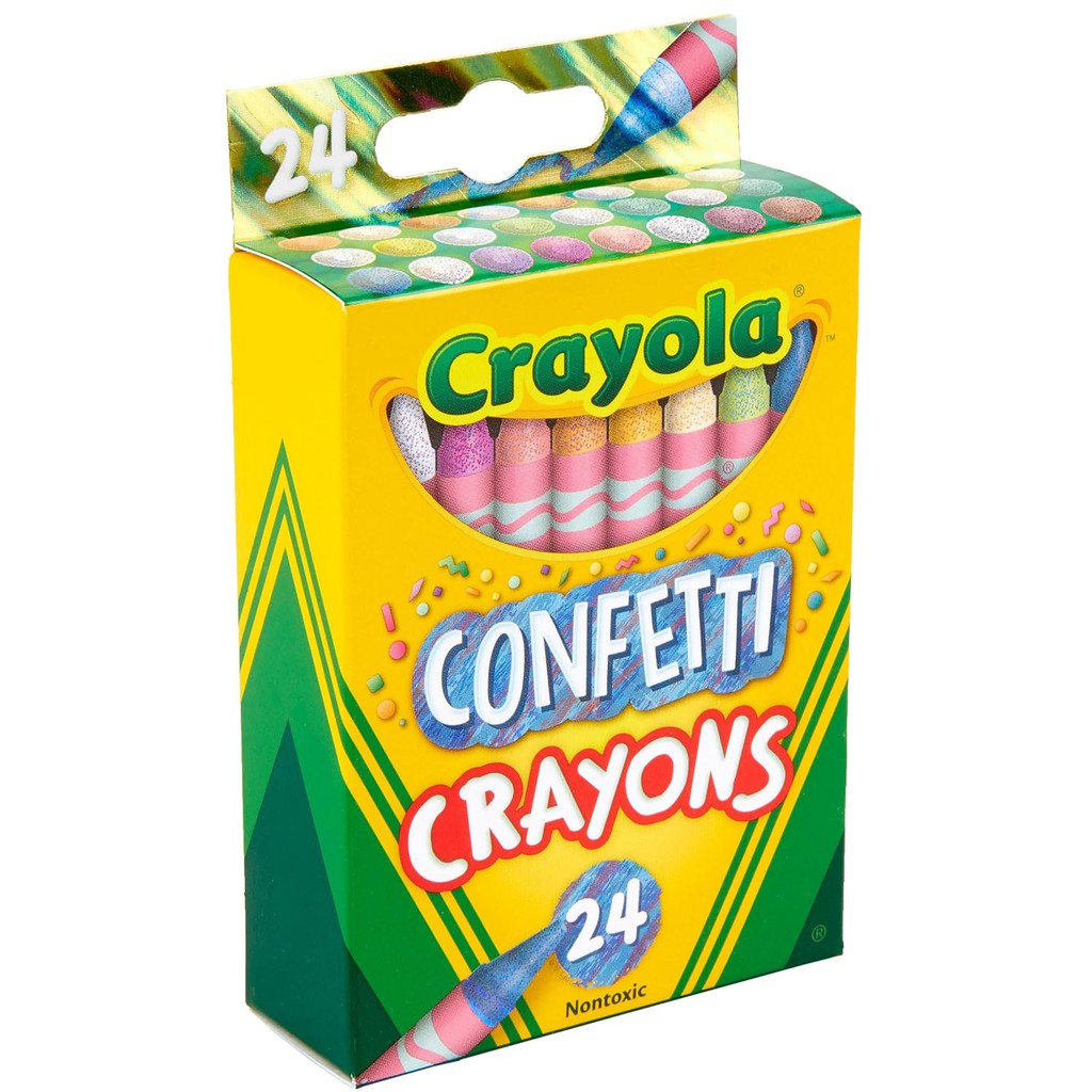 Crayola 24 CT CONFETTI CRAYONS