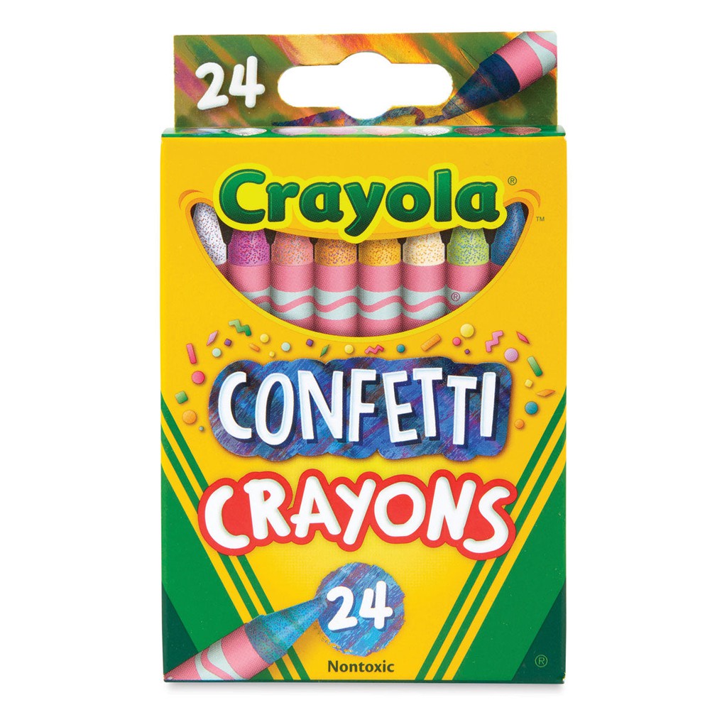 Crayola 24 CT CONFETTI CRAYONS