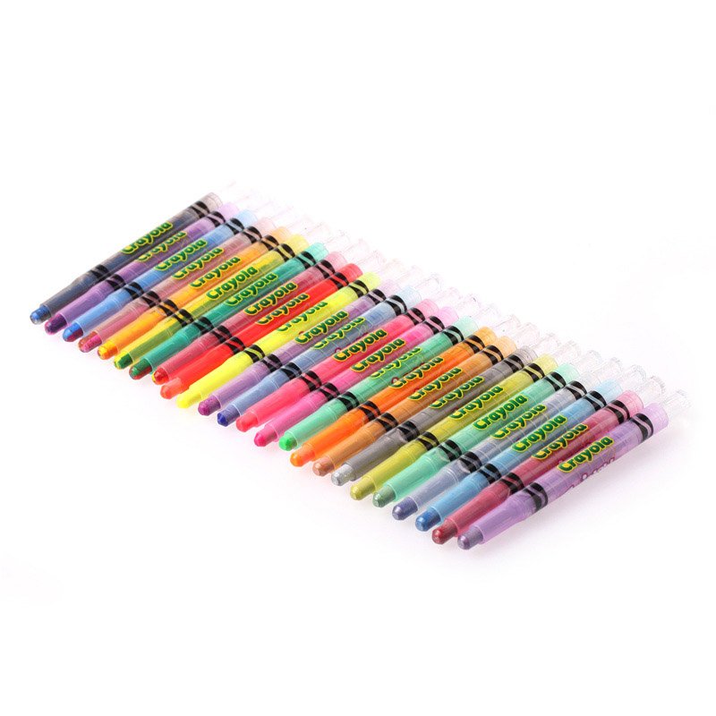 Crayola 24 CT TWISTABLES SPECIAL EFFECT CRAYONS