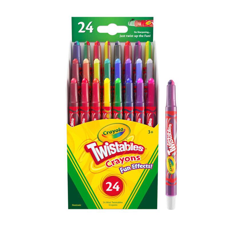 Crayola 24 CT TWISTABLES SPECIAL EFFECT CRAYONS