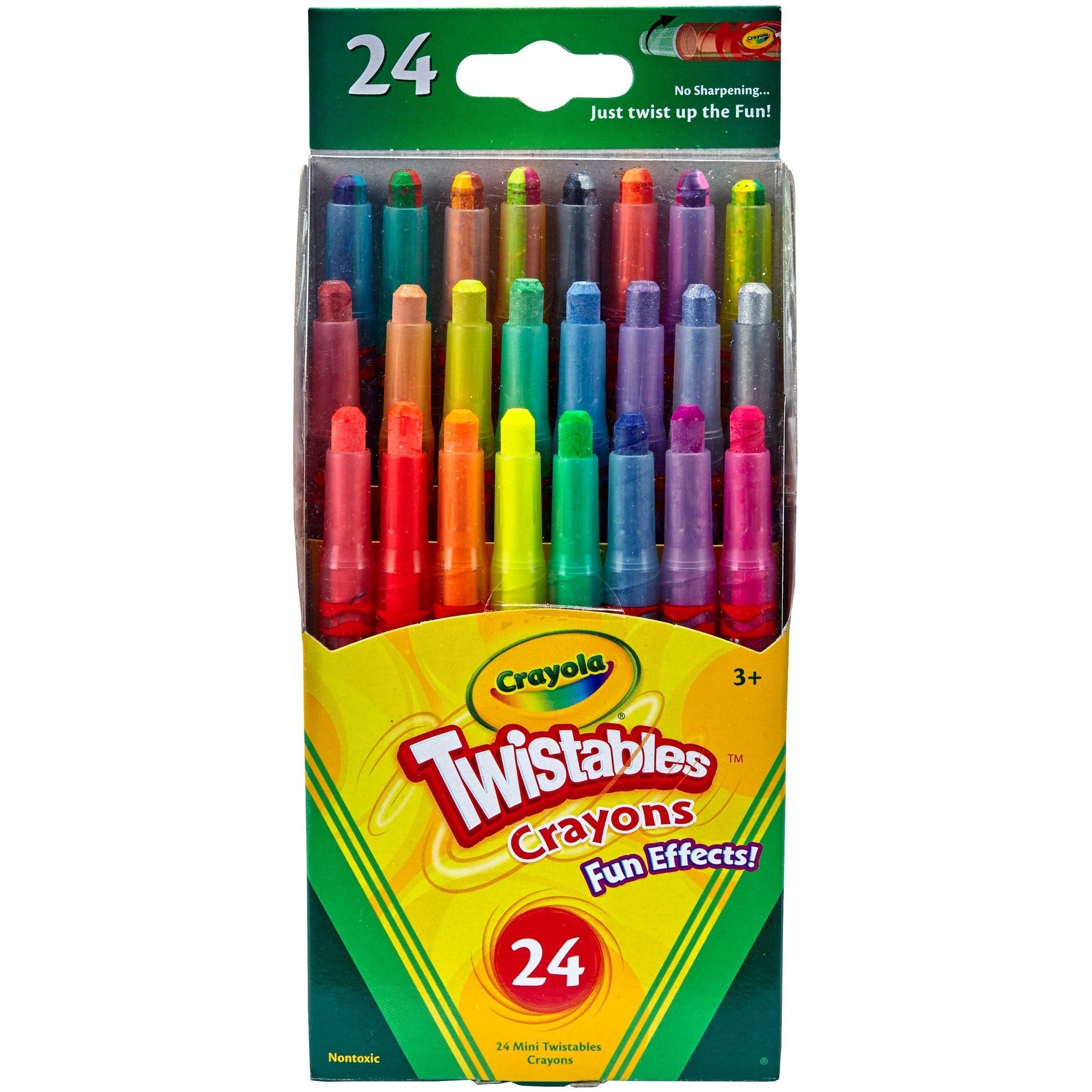 Crayola 24 CT TWISTABLES SPECIAL EFFECT CRAYONS