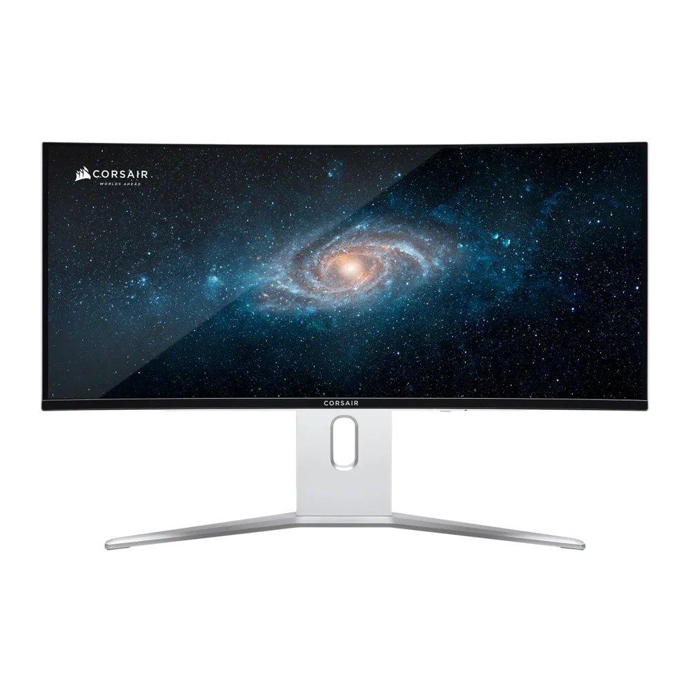 Corsair Xeneon 34 Inch 240Hz Wqhd Hdmi 2.1 0.03Ms Qd-Oled Curved Gaming Monitor - White