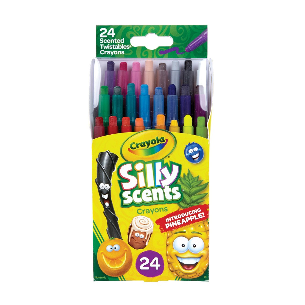 Crayola 24CT SILLY SCENTS MINI TWISTABLES SCENTED CRAYONS