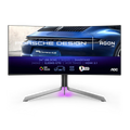 Aoc Pd34 Porsche Design 34 Inch 240Hz Wqhd Hdmi 2.1 0.03Ms Qd Oled Curved Gaming Monitor Black