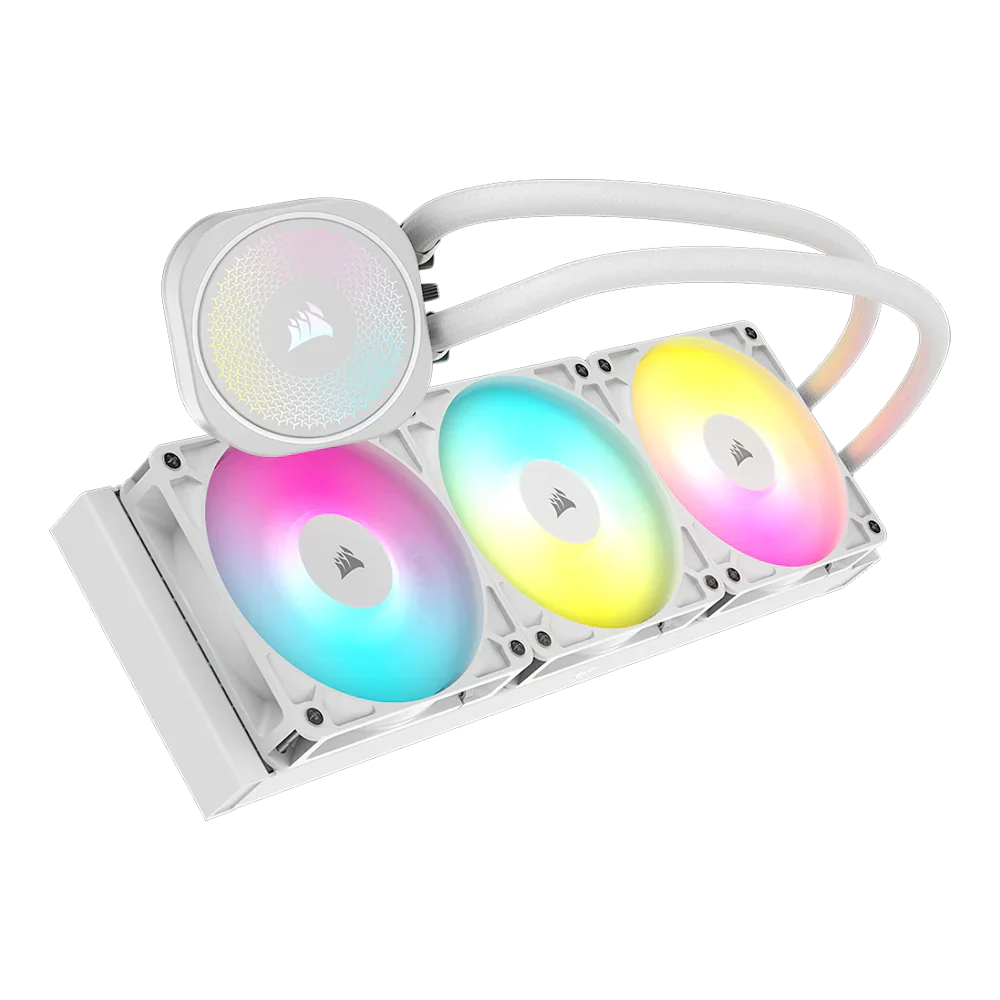 Corsair Nautilus 360 Rs Argb Liquid Cpu Cooler - White