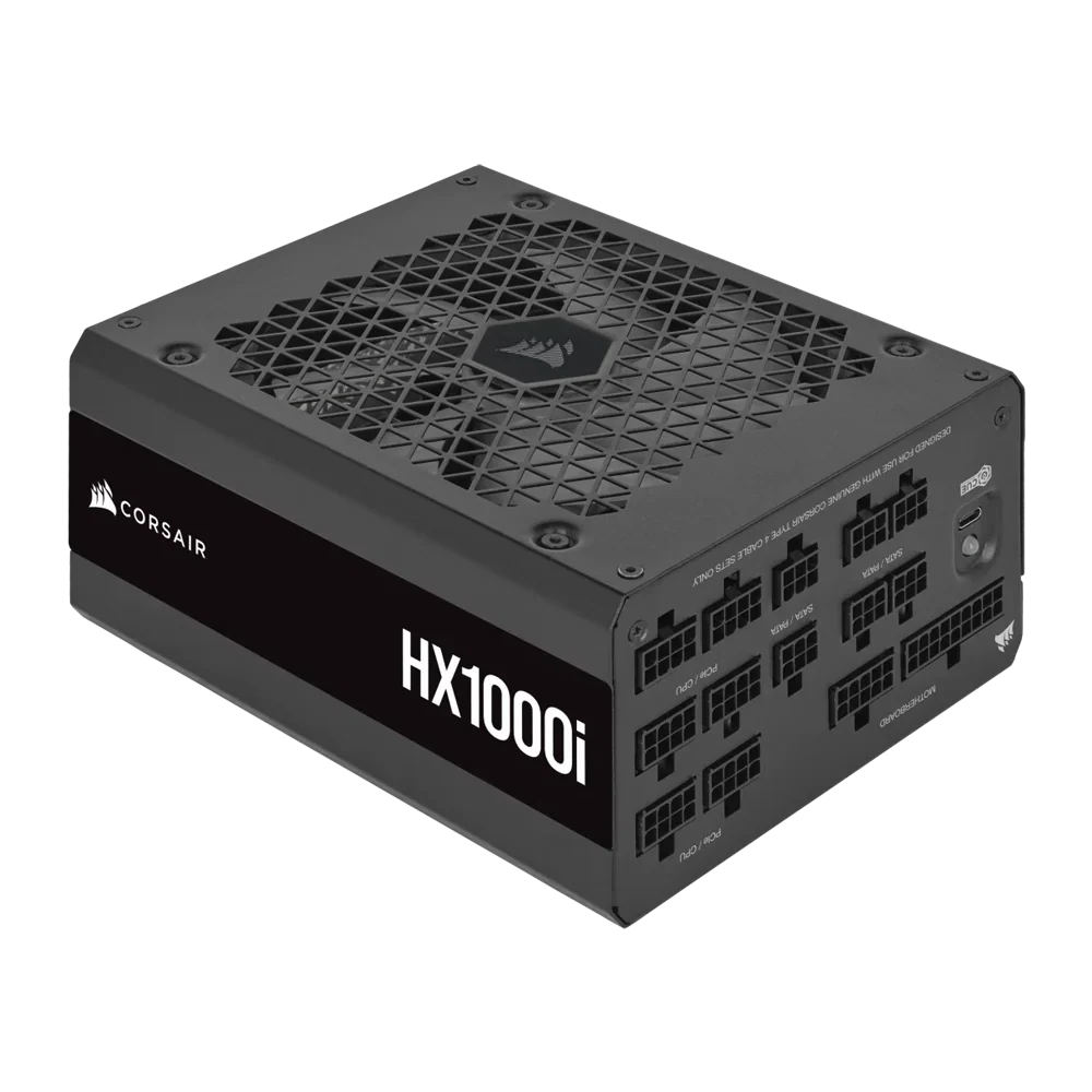 Corsair Hx1000I 1000W Platinum Fully Modular Ultra-Low Noise Atx Power Supply (Uk) Black