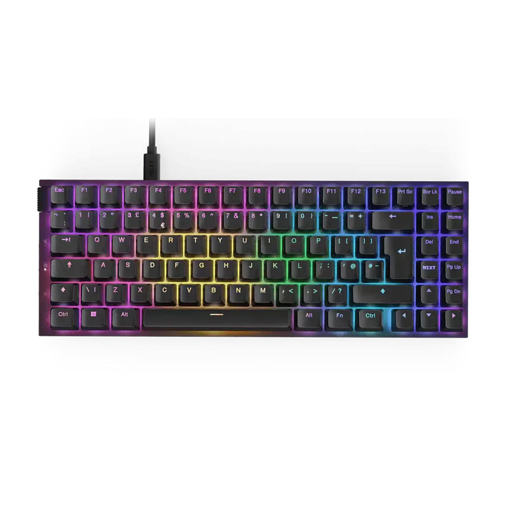 Nzxt Function 2 Mini Tkl Wired Optical Gaming Keyboard - Black