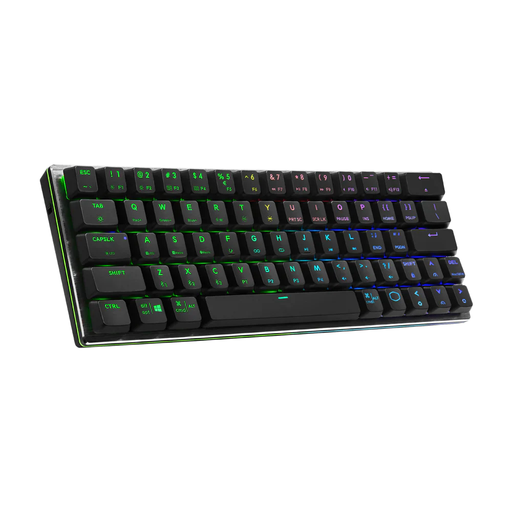 Cooler Master Sk622 Rgb Wireless Low Profile Blue Mechanical Keyboard Black
