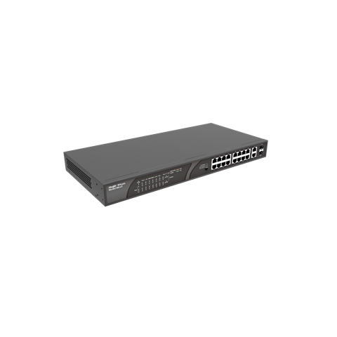 Reyee 16-Port 10/100Mbps Desktop Unmanaged Poe Switch Rg-Es118S-Lp