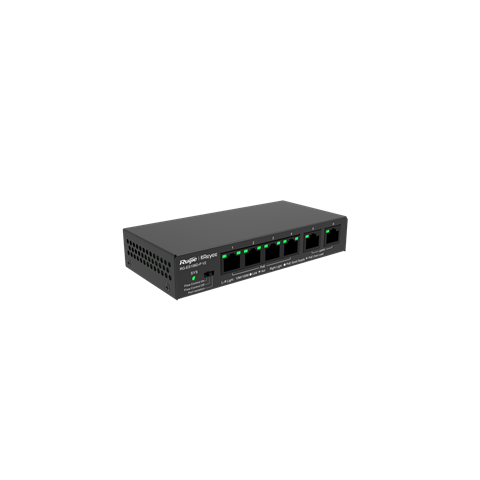 Reyee 6-Port 10/100Mbps Desktop Unmanaged Poe Switch Rg-Es106D-P