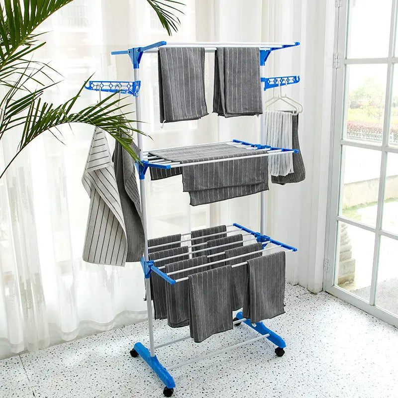 3 Tier Folding Cloths Hanger