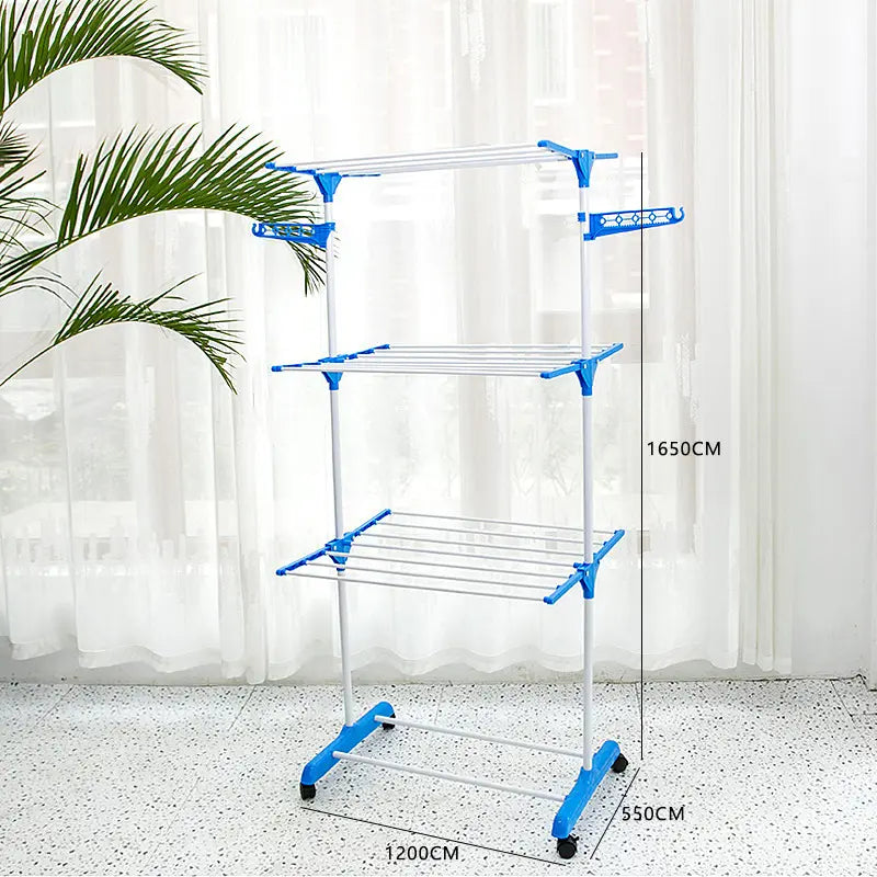 3 Tier Folding Cloths Hanger