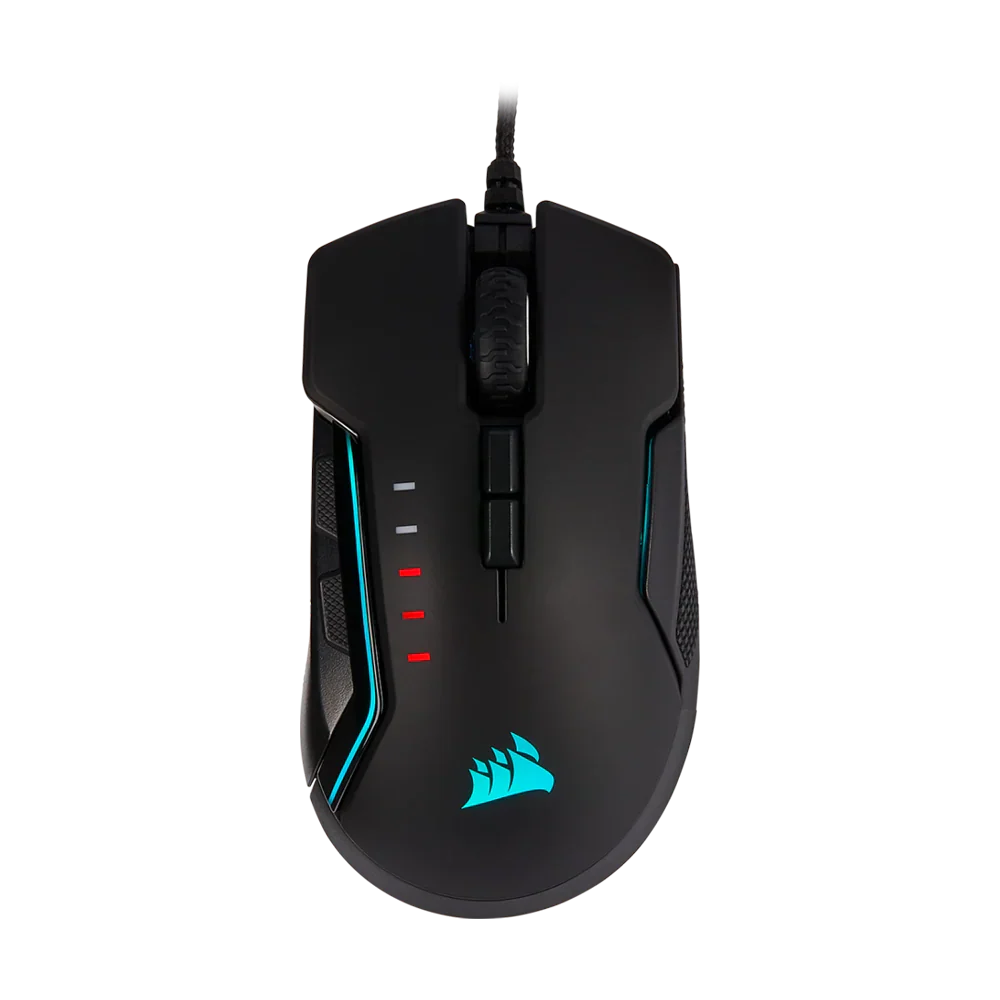 Corsair Glaive Rgb Pro Wired Gaming Mouse Black
