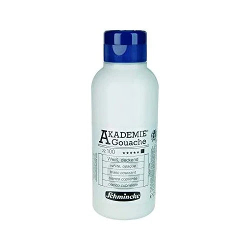 Schmincke Akademie Gouache, White Opaque, 250ml (22100)