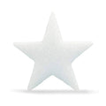 Foam Star Solids  White 4 Pcs
