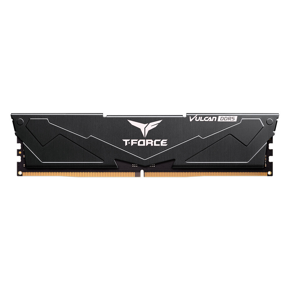 32GB DDR5 6000Mhz (16GB x 2) non-RGB TeamGroup T-Force Vulcan CL30 Aluminum Metal Heatsink Intel XMP 3.0 & AMD Expo Compatible Desktop Gaming Memory Ram