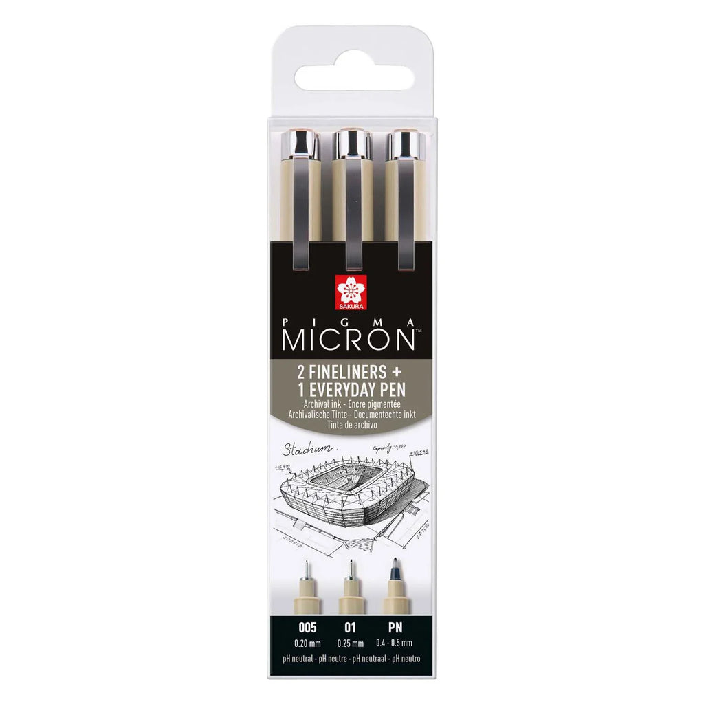 Sakura Pigma Micron Set 3 Urban