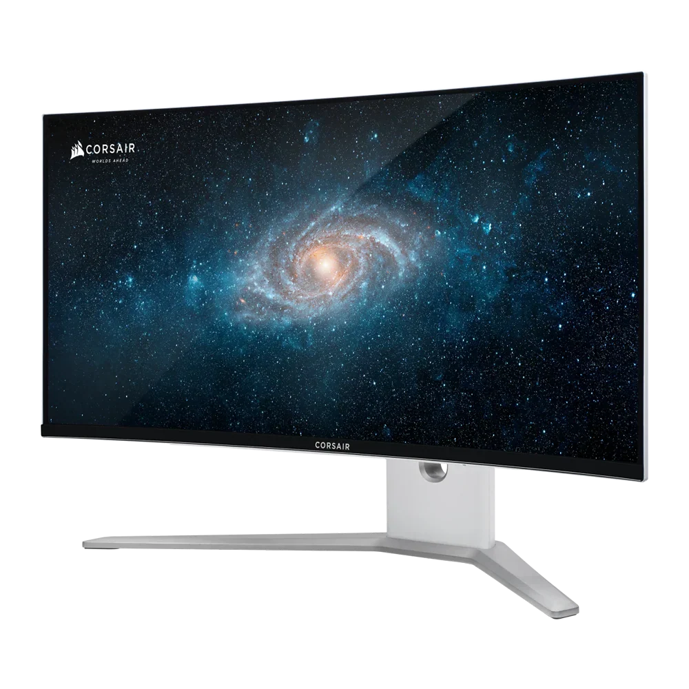 Corsair Xeneon 34 Inch 240Hz Wqhd Hdmi 2.1 0.03Ms Qd-Oled Curved Gaming Monitor - White