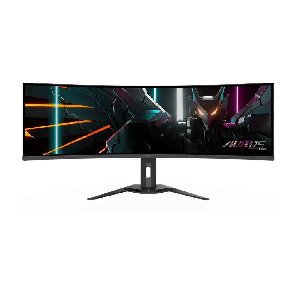 Gigabyte Aorus Co49Dq 49 Inch 144Hz Qd-Oled Dual Qhd Hdmi 2.1 0.03Ms Edge Gaming Monitor Black