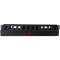 3M 19'' 1U Horizontal Rack Mount Cable Management Unit With Panel Plastic