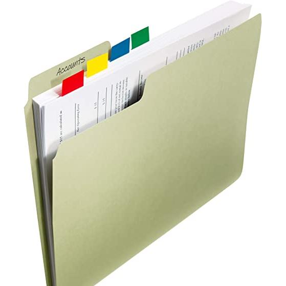 3M Post-it Flags Value Pack, Green, 1 in Wide, 50/Dispenser