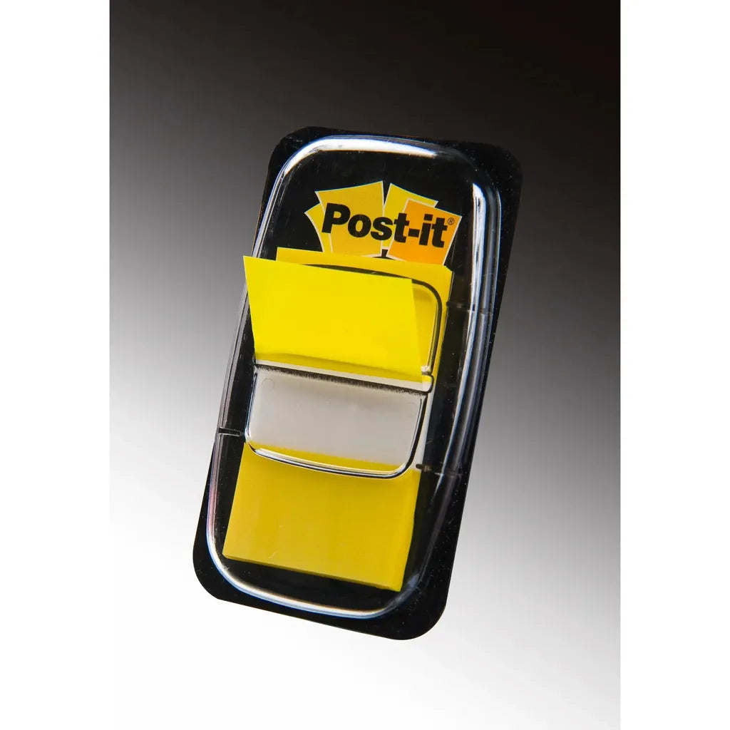 3M Post-it Flags Value Pack, Yellow, 1 in Wide, 50/Dispenser