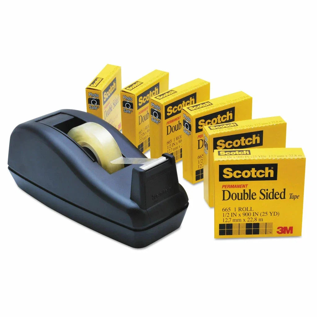 3M Scotch 665 Permanent Double-Sided Tape 36YRD (1/2 Inch 36 YD)