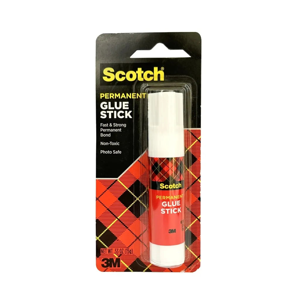 3M Scotch White Permanent Glue Stick 6015 15g